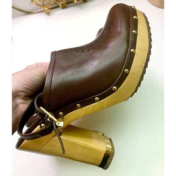 Tory Burch Brayden Sling Back Platform Clogs - Picture 8 of 8